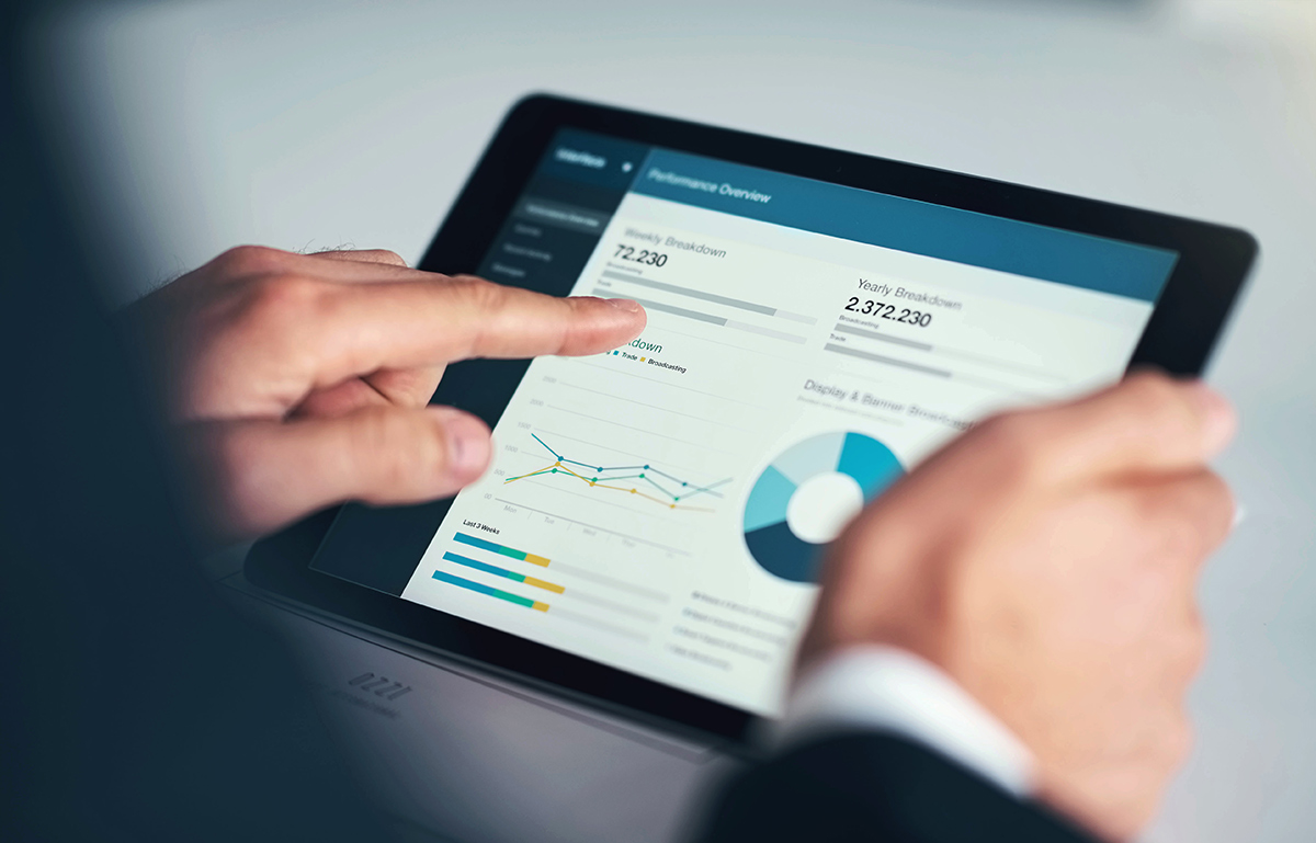 Embedded reports and data visualization provide analytic tools to help product managers make informed decisions