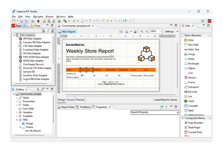 Open source reporting software & tools