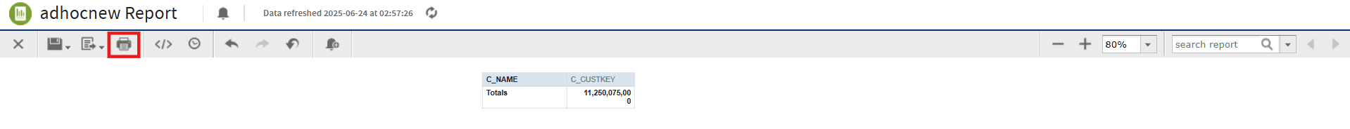 New print functionality 