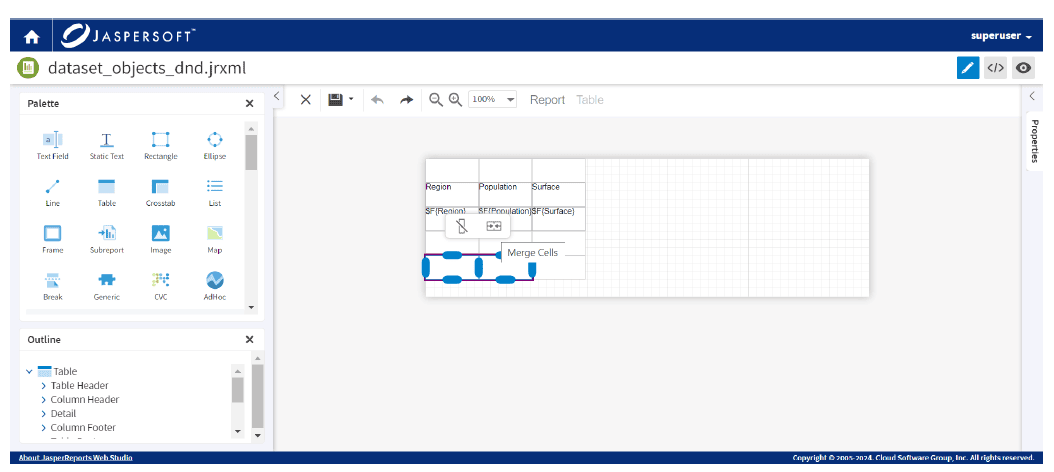 Enhanced table editor allows for easy management of tables - screenshot #3