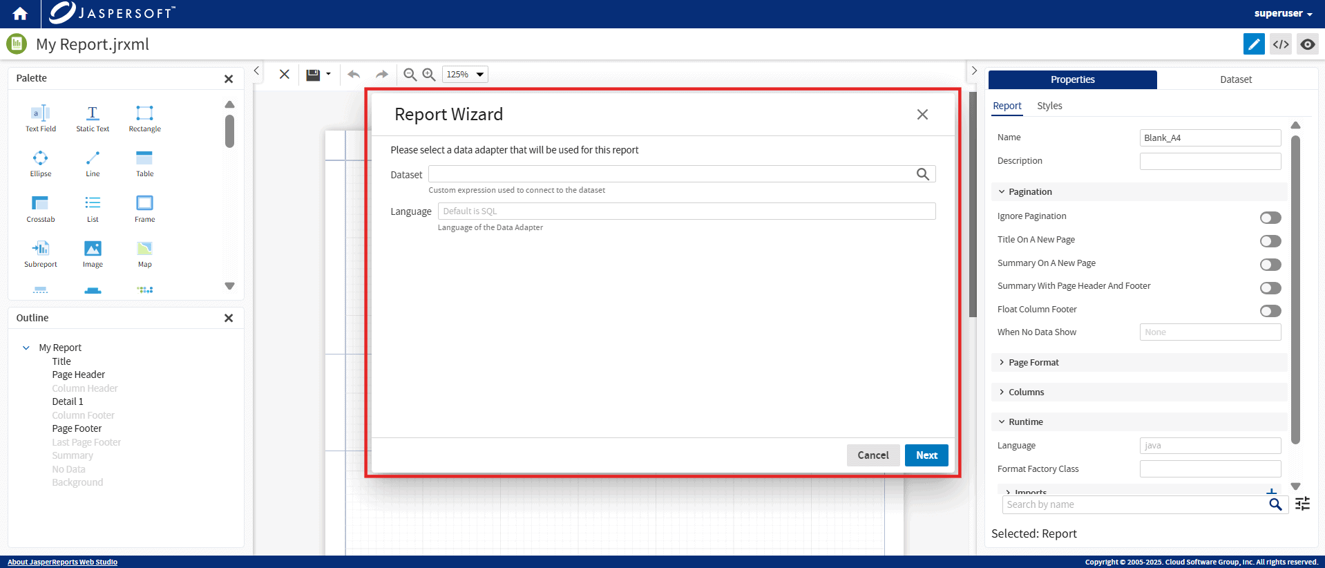New Report Wizard simplifies report creation
