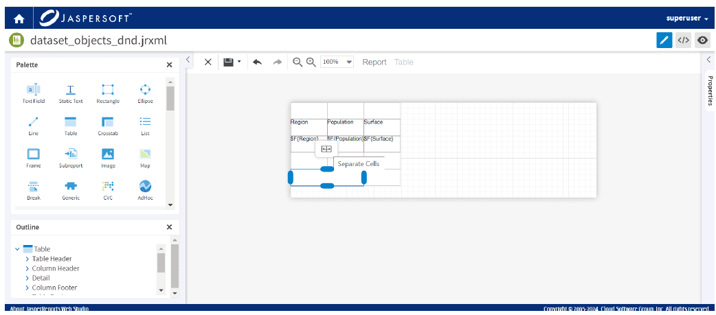 Enhanced table editor allows for easy management of tables - screenshot #4